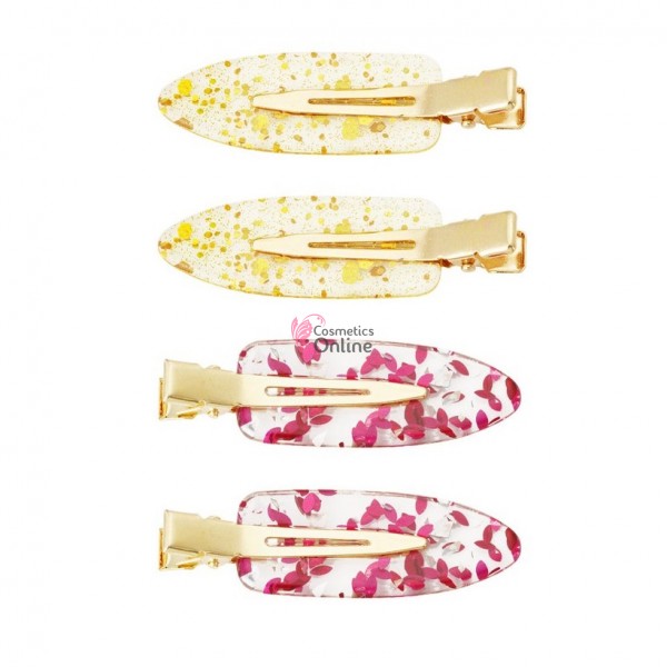 Clipsuri metalice pentru coafor CLP18 de 6 cm, set 4 bucati - 40708